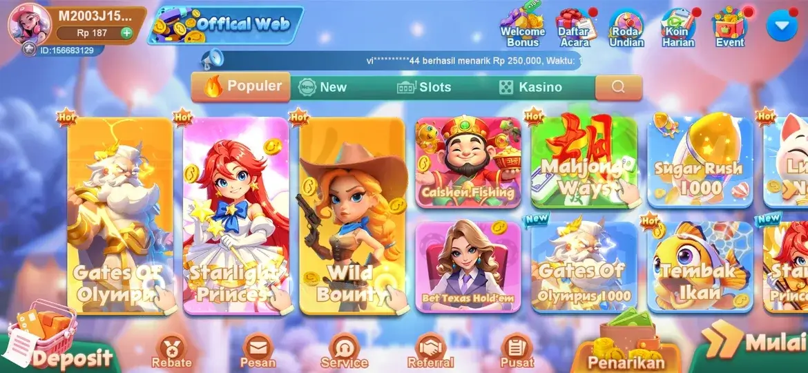 V87 APK Game Slot Populer